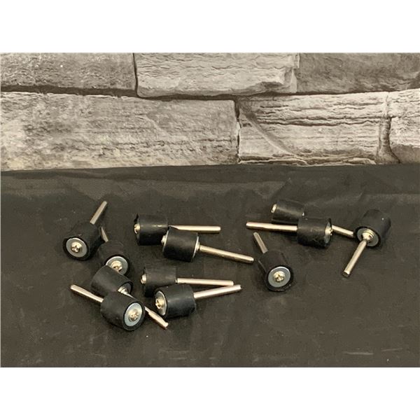 1/2" Drum Rubber Mandrels  -12pcs