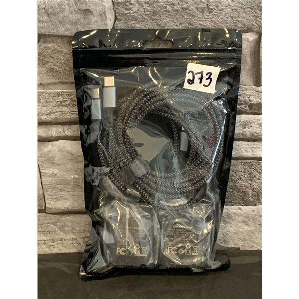 Super Fast Charger - Type C - 2 Pack - 6ft Cord