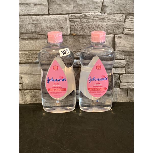 Lot of 2 - Johnson's Baby Oil - 591 mL