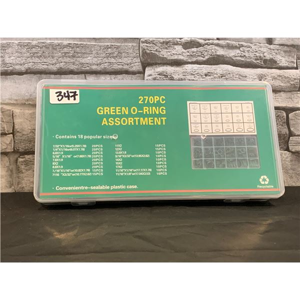 Green O-Ring - Assorted Sizes - 270pc