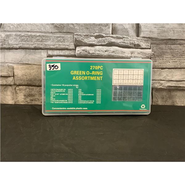 Green O-Ring - Assorted Sizes - 270pc