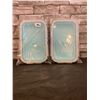 Image 1 : Lot of 2 - Silicone Collapsible Food Storage Containers