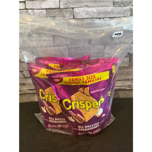 Lot of 4 - Crispers - All Dressed - 240g each - BB: 2025 JL 27