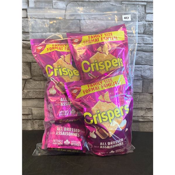 Lot of 4 - Crispers - All Dressed - 240g each - BB: 2025 JL 27