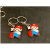 Image 4 : Assorted Super Mario Keychains - 28pcs