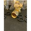Image 3 : Brass Garden Hose Quick Connector Set - 3/4"