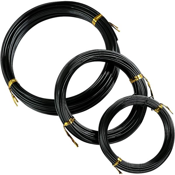 Lot of 2 - 3 Roll Bonsai Training Wire Kit, Aluminum Bonsai Wires Set in 3 Sizes