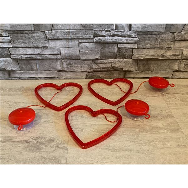 Heart Shaped Window Lights - 3pcs