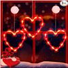 Image 4 : Heart Shaped Window Lights - 3pcs