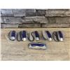 Image 2 : Waterproof Marine LED Lights - 3.8" - Blue - 6 pcs
