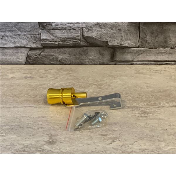 Universal Turbo Sound Exhaust - Gold Tone - 2 Pack