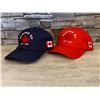Image 1 : "Elbows Up" Canada Caps - 2 pcs - Blue & Red