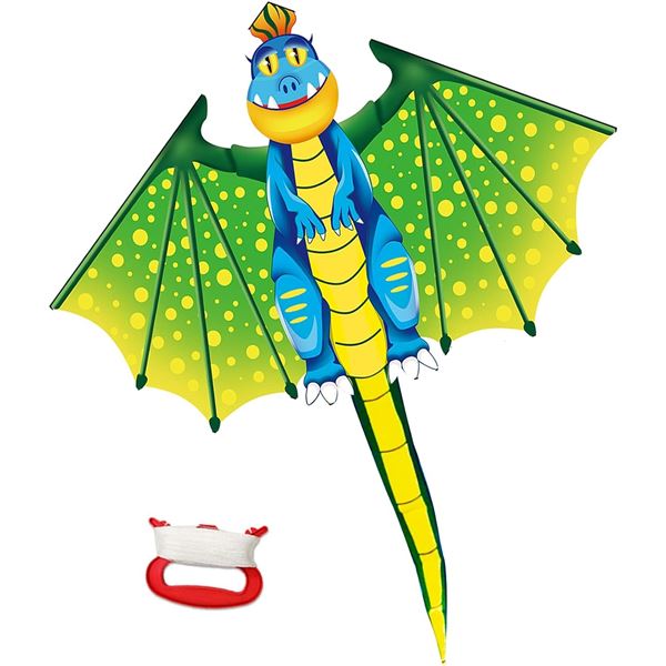 YongnKids Dinosaur Kite Large Kite - 328 ft Kite String