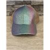 Image 1 : Women's Baseball Cap - Glitter & Multi - Coloured