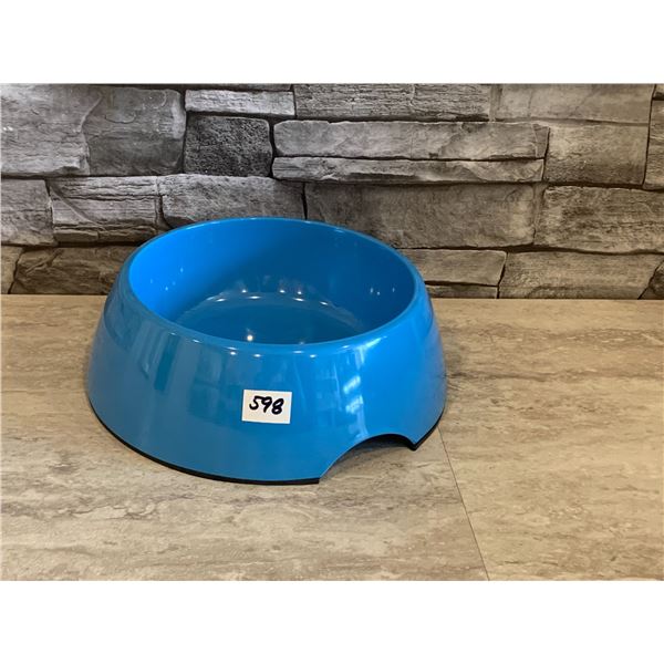 Dog Bowl Blue Colour