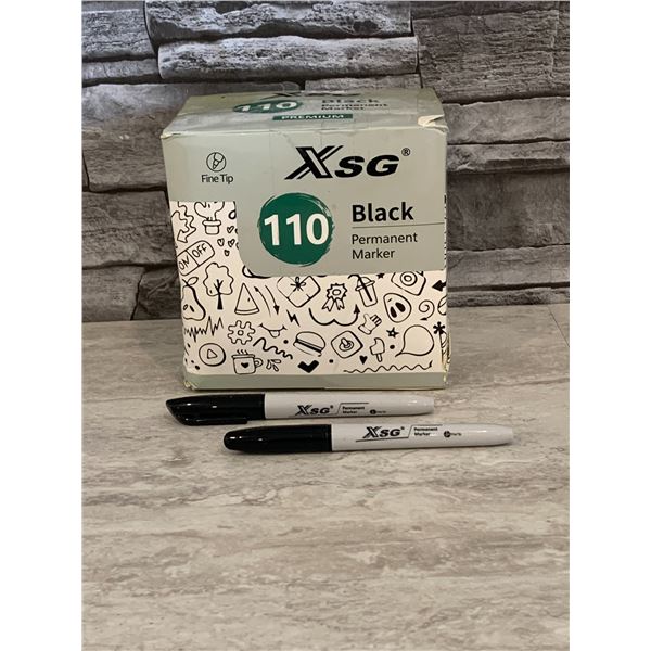 Xsg 110 Black Permanent Markers