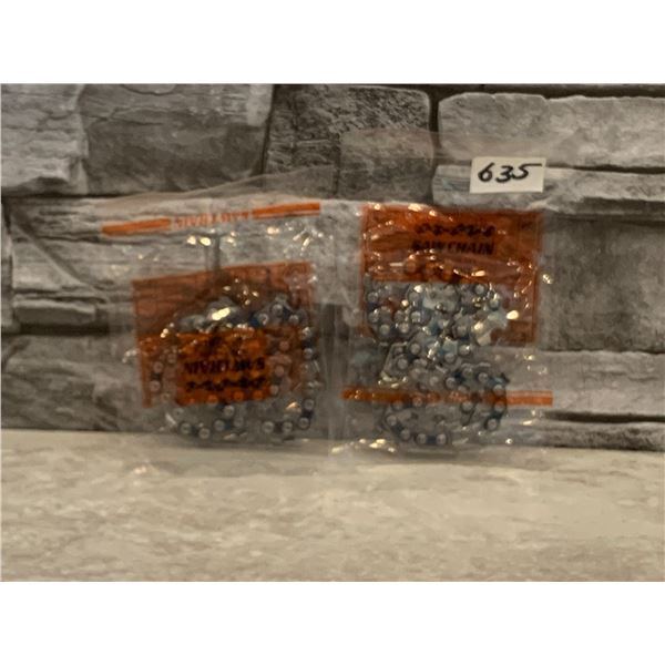 Saker Mini Chainsaw 4 Inch Chains - 2 Pack
