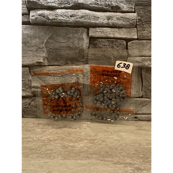 Saker Mini Chainsaw 4 Inch Chains - 2 Pack