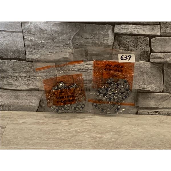 Saker Mini Chainsaw 4 Inch Chains - 2 Pack