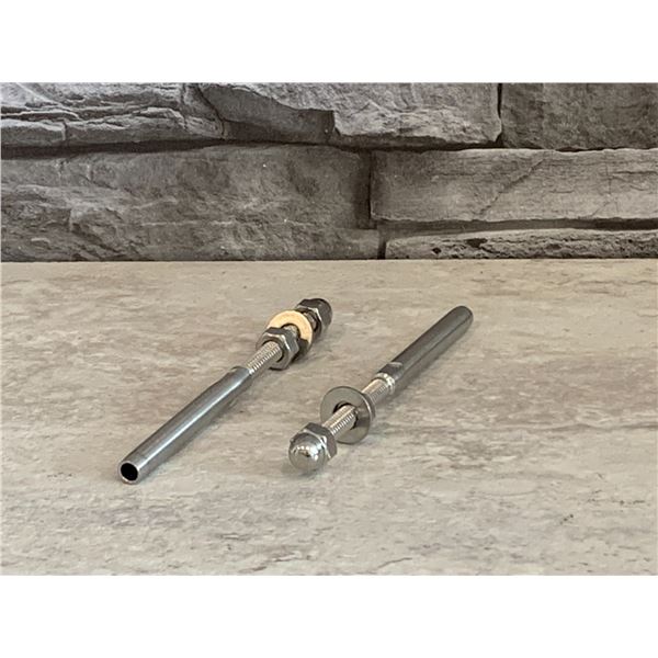 Set of 12 Stainless Steel Handrail Cable Tensioner - Threaded