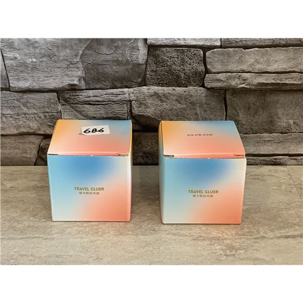 Lot of 2 Travel Lint Roller Balls - Washable and Reusable