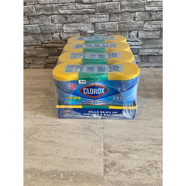 Pack of 12 Clorox Disinfecting Wipes - Each 3-Pack 225 Wipes