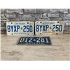 Image 1 : Lot of 3 Ontario License Plates