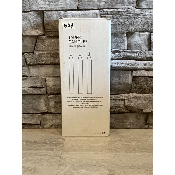 Taper Candles10 Inch 12 Pack Pink Colour