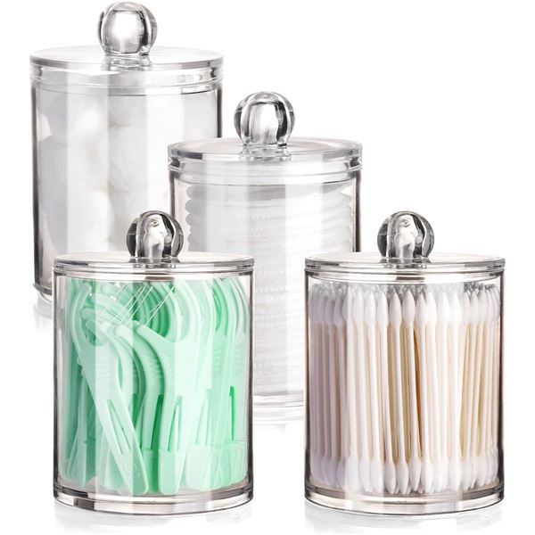 4 Pack Q-Tip Makeup Organizer