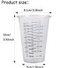 Image 1 : 8 Oz Plastic  Measuring Cup Disposable for Arts And Crafts