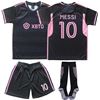 Image 1 : Messi Soccer Jersey With Shorts And Socks Size Large Black And Pink