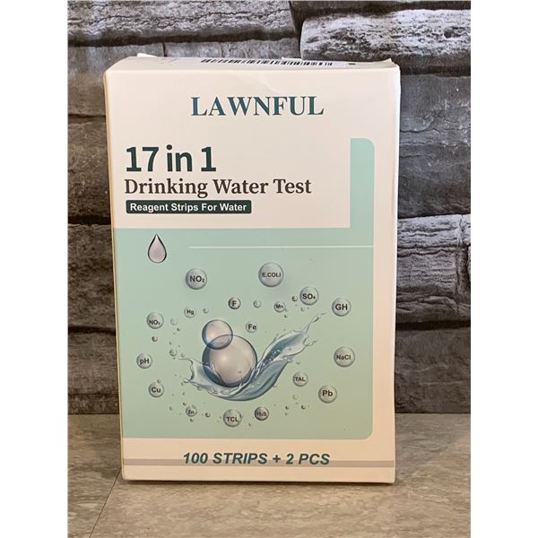 Lawnful 17 In 1 Drinking Water Test Strips 100 Strips +2 Pcs
