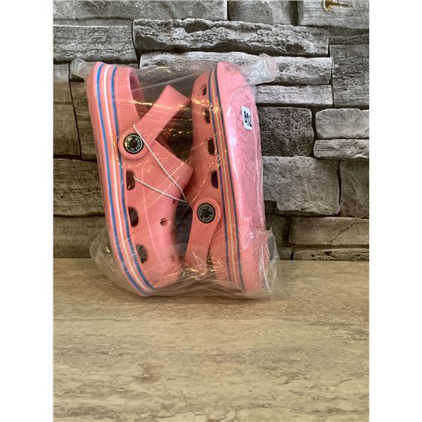 Toddler Rubber Sandals Pink Colour Size 8.5