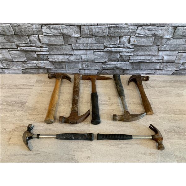 Lot of 7 Assorted Hammers