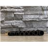 Image 3 : Lot of 8 Impact Sockets Metric Long