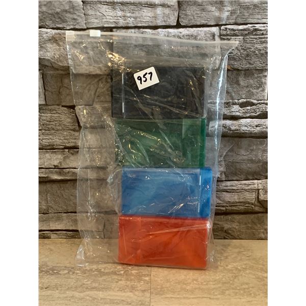 Cigarette Cases - 4 pack - Assorted Colours