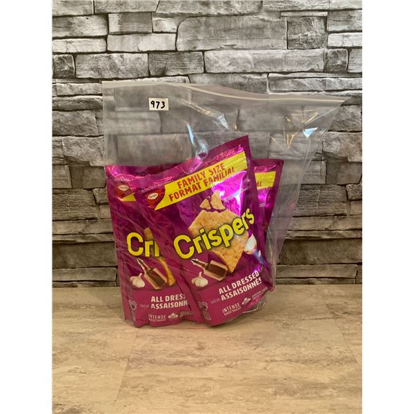Lot of 4 Crispers All Dressed Flavour 240g Per Bag