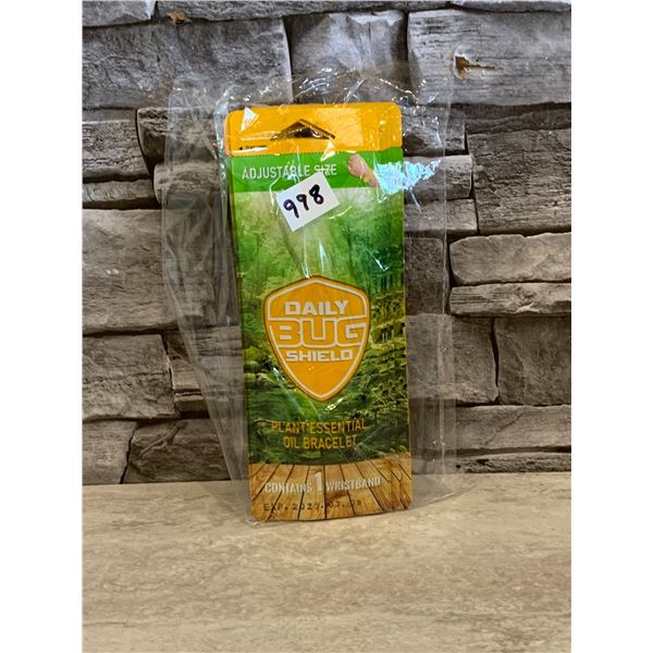 Lot of 4 Daily Bug Shield Plant Essential Oil Bracelet