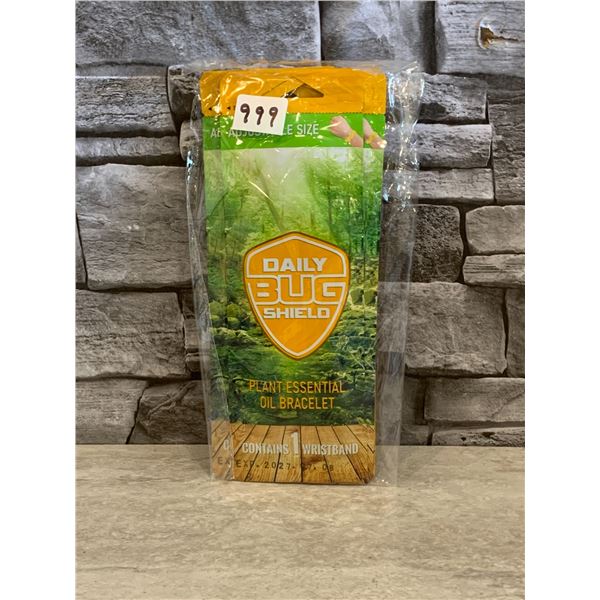 Lot of 4 Daily Bug Shield Plant Essential Oil Bracelet