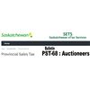Image 1 : SASKATCHEWAN PST Auctioneer Bulletin