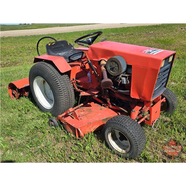 Lawn TRACTOR : CASE 446 with Mower & Roto-Tiller
