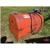 Image 2 : WestSteel Rosco Diesel Slip Tank (32"H x 49"W x 29"D) (c/w Electric Pump) (approx. 3/4 Full of Diese