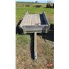 Image 2 : Home Built Wood Frame Utility Trailer (65"W x 12ft L)