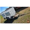 Image 1 : Utility Trailer (12ft) with 2 Plastic Totes (1000L)