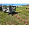 Image 3 : Vintage Hay / Bundle Wagon : Rubber Tire (Platform Measures: 6-1/2ft x 14ft) (Note: Tires Flat)