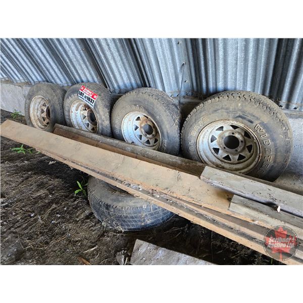 Tires/Rims (4) : P235/75R15 : Bolt Pattern 5 on 5-1/4
