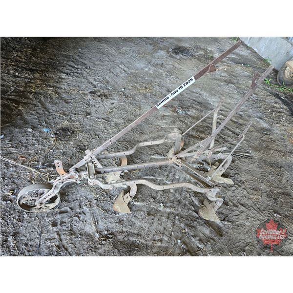 Antique Garden Cultivator (39"H x 29"W x 56"D)