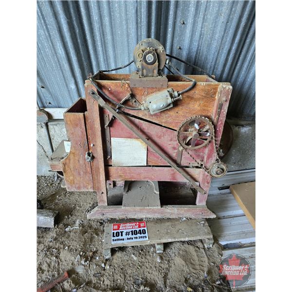 Emerson Dockage No. 32 Wheat Tester with Electric Motor  (42"H x 16"W x 48"L)