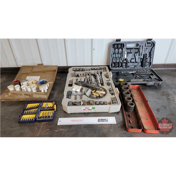 Tool Combo : Ratchets; Sockets; Hole Saw Set; Impact Sockets, etc.