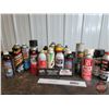 Image 1 : Variety of Aerosol Shop Fluids & Paint : Incl: Tremclad; Sea Foam; Loctite Freeze & Release; etc.